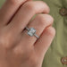  [Certified Lab Grown Radiant Cut Diamond Halo Engagement Ring]-[Ouros Jewels]